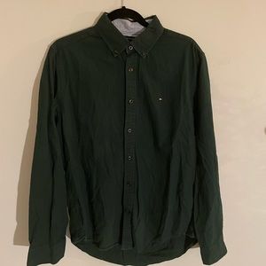Forest Green Tommy Hilfiger Button Down - Medium